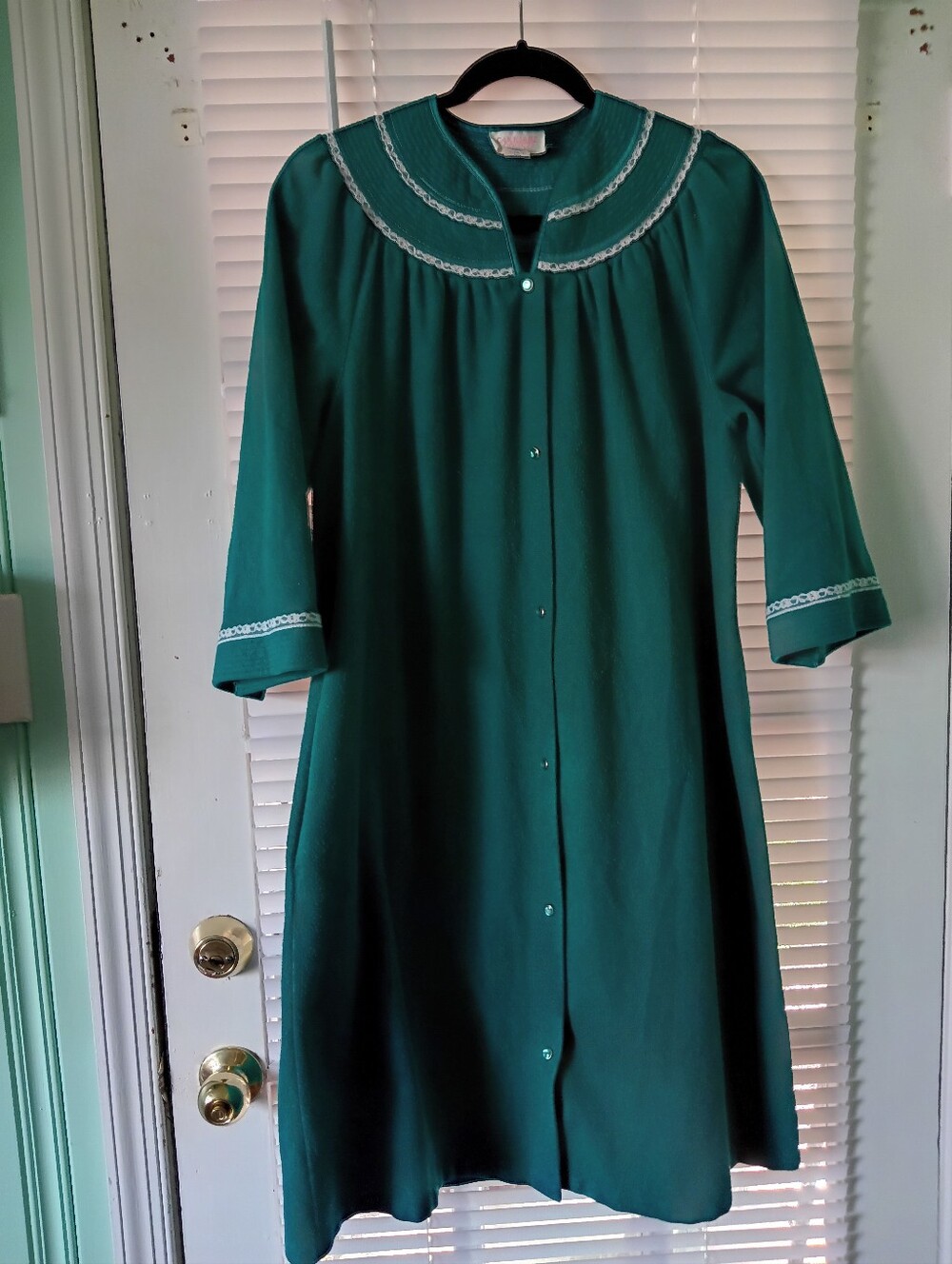 Green house coat by Carriage Court grandma core